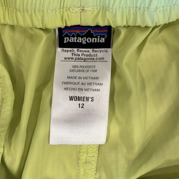 Patagonia Board Shorts in Yellow Size 12 - Picture 3 of 7